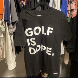 Trap Golf Black T shirt Size Large
